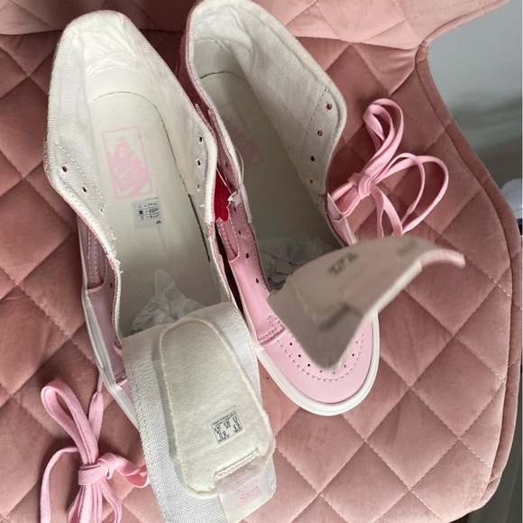 New Vans Sk8- Hi Pink White Sole Men’s Size 6.5 Women’s Size 8 NWT New with Tag - Picture 12 of 16